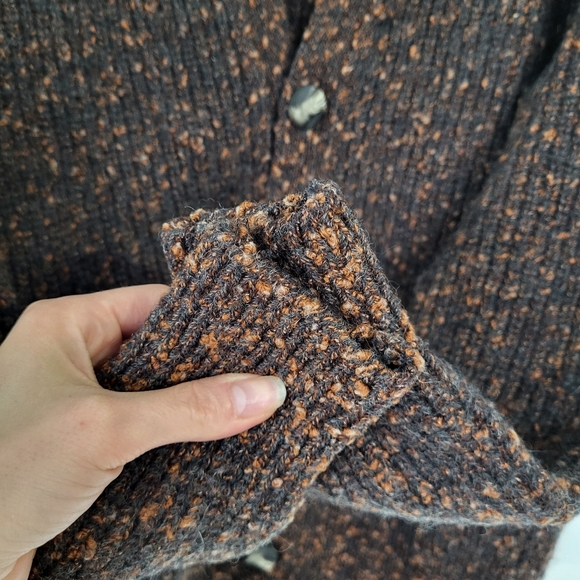 Vintage Wool Tundra Canada Textural Cardigan Sweater - Picture 4 of 9